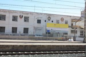 Andén de la estación de Vila-real.