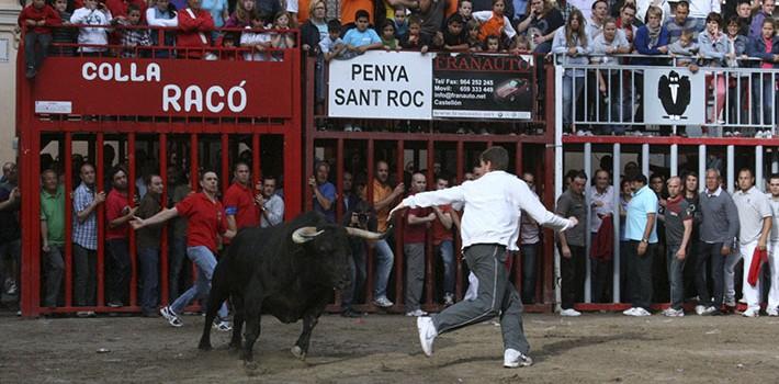 Un ferit als bous al carrer de les festes de Vila-real