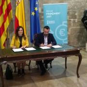 Benlloch firma un manifest per a un millor finançament de la Comunitat a Espanya