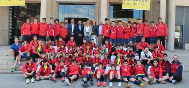 L’Ajuntament rep l’escola Deportiva de Brunete per fomentar la Ciutat del Futbol
