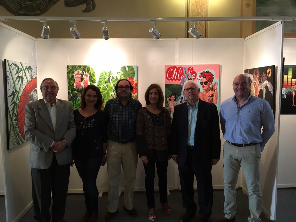 Juan Manuel Aragonés, Paloma Palau, Ximo Tirado, Susana Miravet, José Luis Serrano y Lluis Callerisa