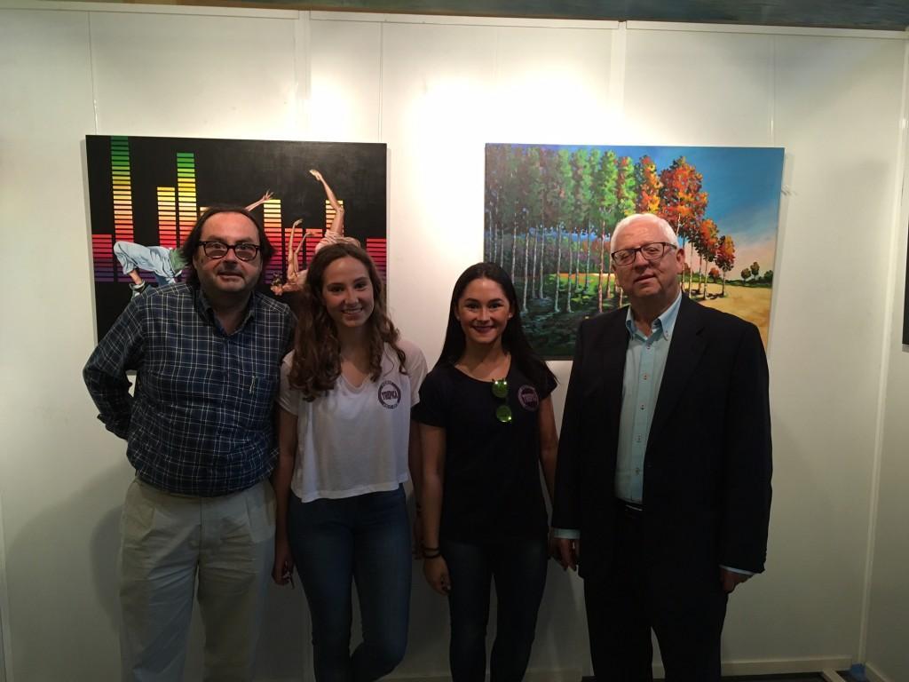 Ximo Tirado, Begoña Bou, Elena Tirado y José Luis Serrano