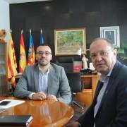 Benlloch es reuneix amb el nou director territotial de Presidència a Castelló