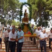 Els veïns desafien la calor i celebren la festa de l’Espiga en honor a la patrona al Termet de la Mare de Déu de Gràcia