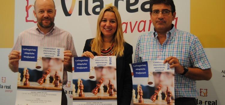 El Campionat d’Escacs provincial individual es disputarà a Vila-real