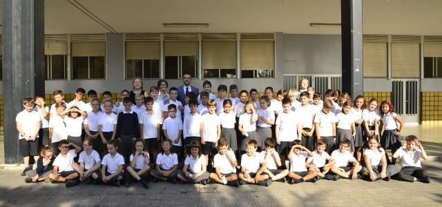 Benlloch visita els alumnes de tercer de primària de la Consolació