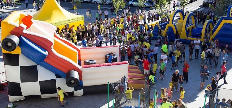 La Policia Local promou una campanya informativa per a garantir la seguretat dels menors en els castells inflables 