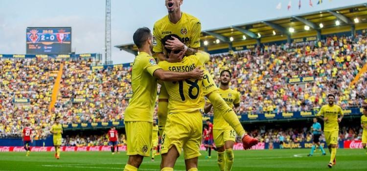 El Villarreal fa gala del seu futbol d’atac i sols necessita 39 minuts per a desfer-se de l’Osasuna (3-1)