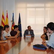 Benlloch escolta les reivindicacions dels alumnes afectats per la revàlida i la LOMCE a Vila-real
