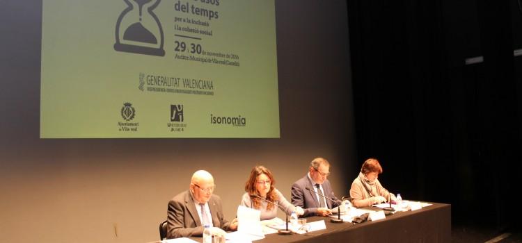 Mónica Oltra visita Vila-real amb motiu de la inauguració del Congrés dels Nous Usos del Temps a l’Auditori