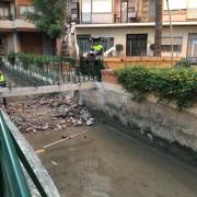 Treballen en la millora dels accessos a La Glorieta i la Plaça de l’Àngel als ponts de la Céquia Major