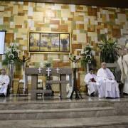 Els actes religiosos i un dinar multitudinari copen la celebració dels 50 anys de l’església de Santa Sofia