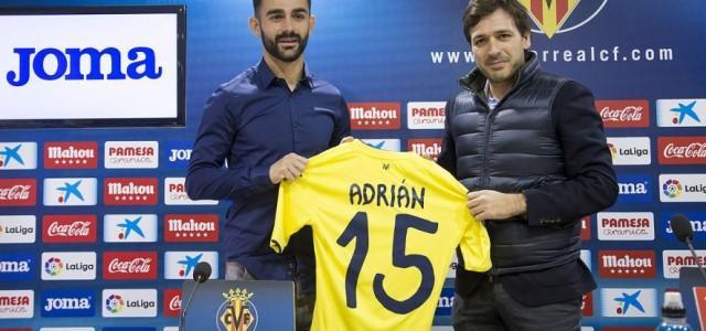 Adrián López torna per per aportar els “gols” que li falten al Villarreal