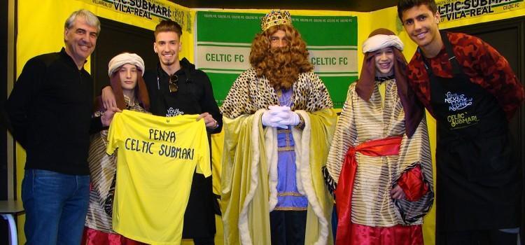 El Villarreal participa en la Festa de Nadal de la Penya Celtic Submarí