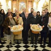 L’ermita acull el repartiment dels panets beneïts per Sant Antoni