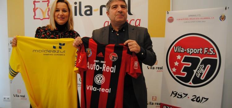 El Vila-Sport Futbol Sala celebra al llarg de 2017 el seu 30 aniversari amb nou escut