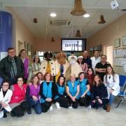 Els usuaris del centre de Día Molí La Vila reben la visita dels Reis Mags