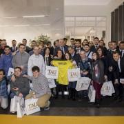 La primera plantilla del Villarreal visita la Fira Ceràmica Cevisama