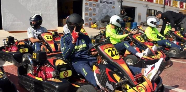 Jornada divertida de Karts a Benicàssim per a la plantilla del Villarreal