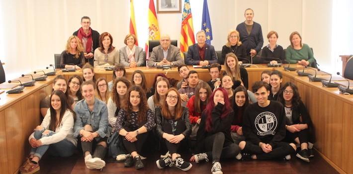 Arriben a Vila-real els 25 estudiants italians de Sacile en el primer intercanvi realitzat amb l’IES Francesc Tàrrega