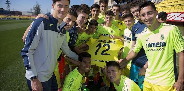 El Cadet A del Villarreal segueix la seua lluita contra l’Esclerosi Lateral Amiotròfica, ELA