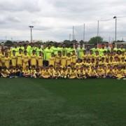 El Campus de Pasqua s’acomiada en gran amb els futbolistes del primer equip groc