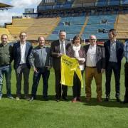 L’afició groga vibra amb la iniciativa Endavant Els Ports abans i durant el partit contra l’Eibar