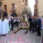 Vila-real tanca la Setmana Santa amb una multitudinària processó de l’Encontre que ha culminat en la plaça de la Vila