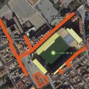 La Policia Local informa de la prohibició d’estacionar en determinats carrers pel partit entre el Villarreal i el Leganés