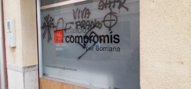 Compromís per Vila-real se solidaritza amb la formació de Borriana per l’atac a la seua seu