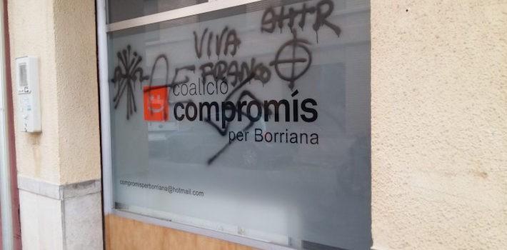 Compromís per Vila-real se solidaritza amb la formació de Borriana per l’atac a la seua seu