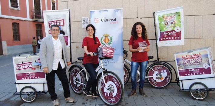 ‘Recicla els teus aparells’ recorre Vila-real avui i demà per a superar les tres tones de residus de l’any passat