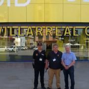 La Policia Municipal de Girona s’interessa pel dispositiu de seguretat del Villarreal