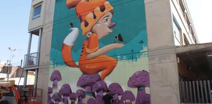 El V Concurs-exhibició de grafits Esprai torna amb una mostra al mur de ‘La Huerta’ aquest cap de setmana