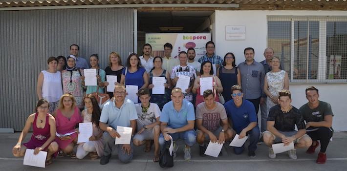 Tots Units clausura els cursos de formació amb èxit de reinserció social i laboral