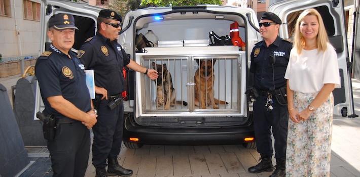 La Policia Local adquireix una nova furgoneta per a la Unitat Canina 