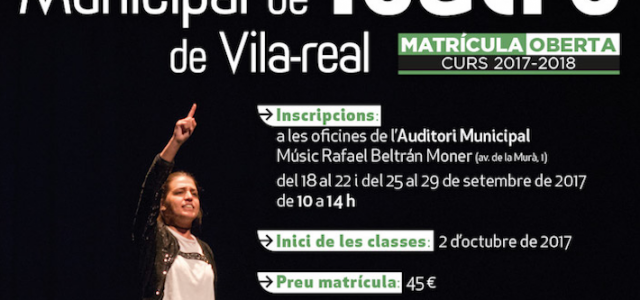 La 6a Escola Municipal de Teatre obri la inscripció amb set nous grups