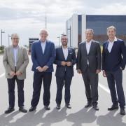 Els directius de Ford Espanya visiten Porcelanosa junt amb l’alcalde