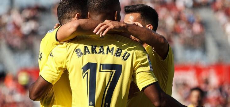 Un Bakambu en plena ratxa golejadora decideix amb el seu encert el triomf davant el Girona en Montilivi (1-2)