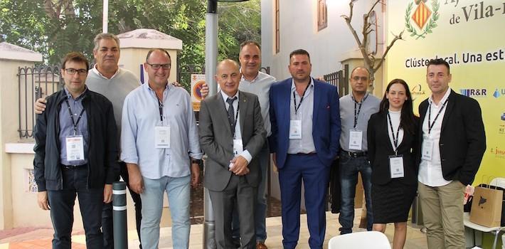 Una delegació d’empreses locals de serveis públics i equipaments mostra el seu treball en la Fira Municipalia