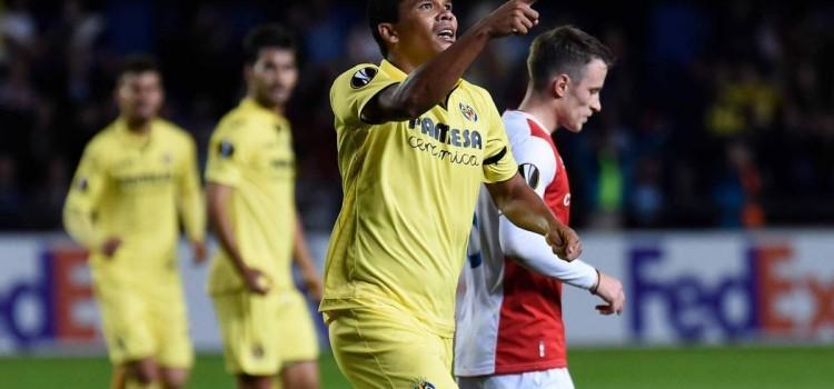 El Villarreal iguala un 0-2 en contra davant l’SK Slavia Praha amb gols de Manu Trigueros i Carlos Bacca