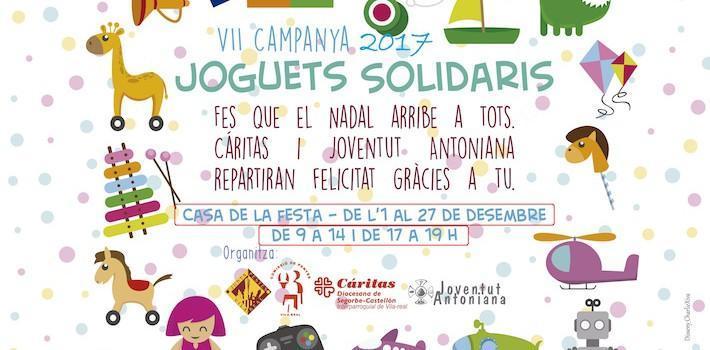 La Comissió de Penyes i la Junta de Festes engegen la setena campanya del joguet solidari aquest divendres
