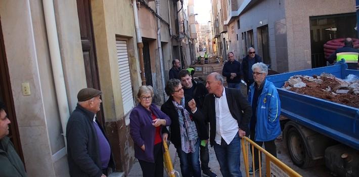 El carrer d’Infants sofreix una remodelació i serà una zona de vianants parcial abans de Nadal