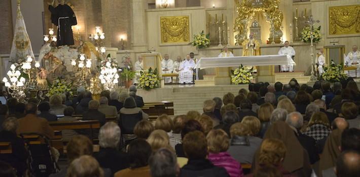 El bisbe de la Diócesi de Sogorb-Castelló oficia una missa pel Centenari del Patronatge