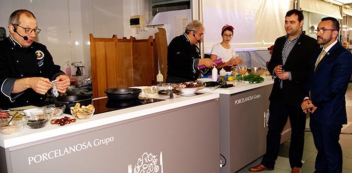 Classe magistral de ‘Showcooking’ al Mercat Central de Vila-real