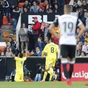 El Villarreal assalta Mestalla per tercera temporada consecutiva gràcies a un solitari gol de Carlos Bacca (0-1)