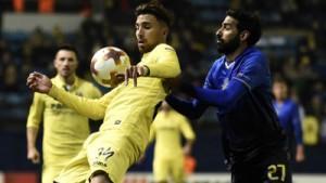 Dario Poveda fue titular en el duelo frente al Maccabi Tel Aviv