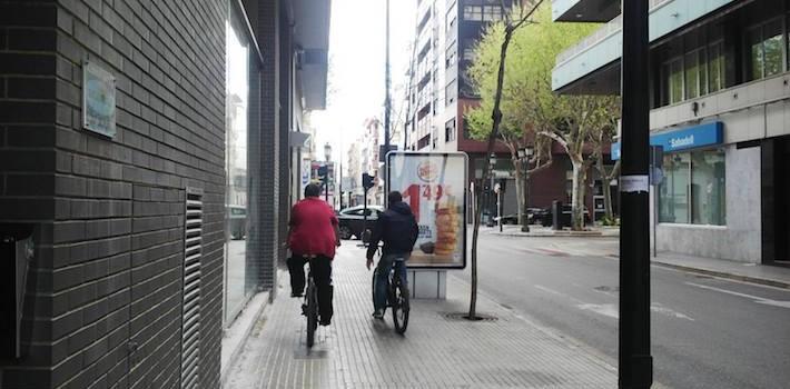 Quatre ciclistes denunciats en la campanya de seguretat i convivència per a bicicletes i vianants