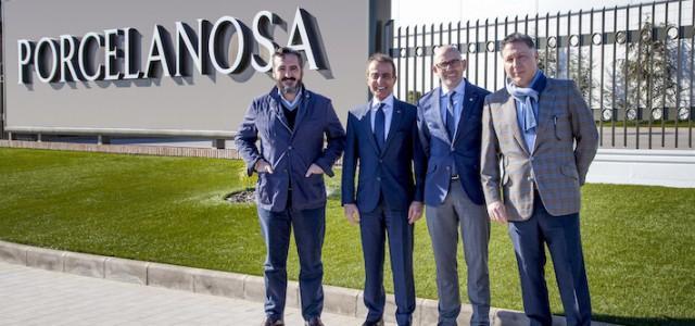 L’ambaixador de Qatar a Espanya visita les instal·lacions de Porcelanosa Grup a Vila-real