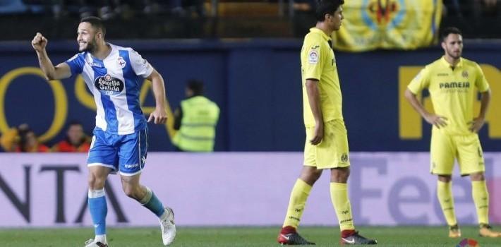 Un gol als últims minuts de Andone castiga al Villarreal que empata contra el Depor